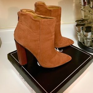 Suede ankle boots